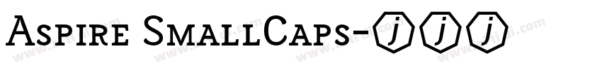 Aspire SmallCaps字体转换
